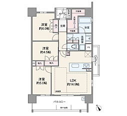 間取図画像 3LDK
