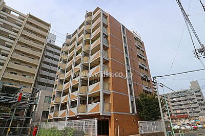 外観：ハートヒルズ栄の外観（南東側から）