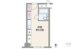東カン名古屋ビル ワンルームの間取図画像
