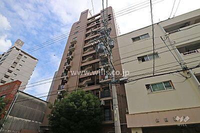 外観：ライオンズマンション新栄の外観（北西側から）