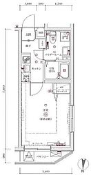 エスペルーモ本所吾妻橋 5階1Kの間取り