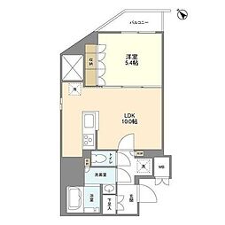 ＫＵＲＡＭＡＥ214 2階1LDKの間取り