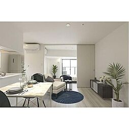 ＫＵＲＡＭＡＥ214 0201 2階1LDKのリビング/ダイニング