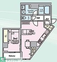 間取図画像 1LDK
