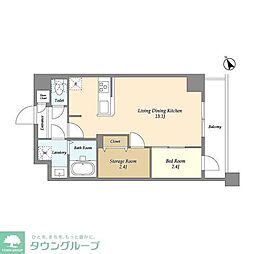 間取図画像 1SLDK