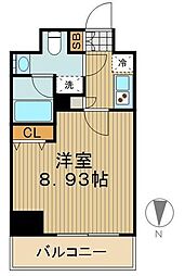 ウェンディ両国 1Kの間取図画像