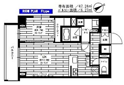 ステージファースト吾妻橋 1LDKの間取図画像