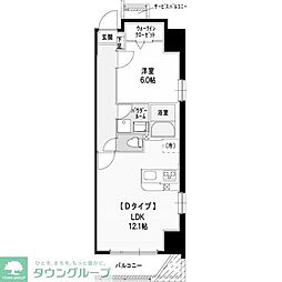 オランジュ・ポルト 1LDKの間取図画像