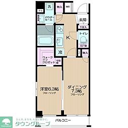 DUOSTAGE本所吾妻橋 1DKの間取図画像