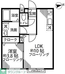 メゾン・ド・ジュンキ 1LDKの間取図画像