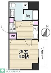 AZEST立石#R 1Kの間取図画像