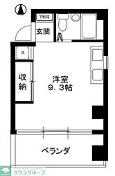 らぷとまつがや 1DKの間取図画像
