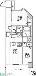 weavebaseSUMIDAPARK 2LDKの間取図画像
