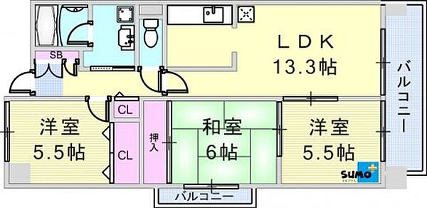 スペランツァ西神戸 701｜兵庫県神戸市西区丸塚１丁目(賃貸マンション3LDK・7階・67.20㎡)の写真 その2