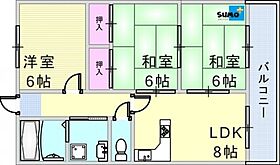 ハイツ鳥井 301 ｜ 兵庫県神戸市西区王塚台１丁目（賃貸マンション3LDK・3階・55.00㎡） その2