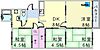 高丘台住宅1号棟5階5.2万円