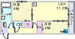 西新町駅 12.1万円