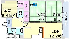 シティハイツ鈴蘭台 803 ｜ 兵庫県神戸市北区鈴蘭台北町９丁目（賃貸マンション3LDK・8階・69.48㎡） その2