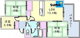 シティハイツ狩口3号棟 101 ｜ 兵庫県神戸市垂水区狩口台６丁目（賃貸マンション3LDK・1階・67.79㎡） その2