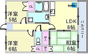 ロイヤル大久保南 205 ｜ 兵庫県明石市大久保町西島（賃貸マンション3LDK・2階・57.09㎡） その1