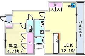 プレザンス東二見 102 ｜ 兵庫県明石市二見町東二見（賃貸アパート1LDK・1階・43.00㎡） その2