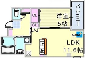 ナスタチウム 503 ｜ 兵庫県明石市魚住町錦が丘４丁目（賃貸マンション1LDK・5階・42.98㎡） その2