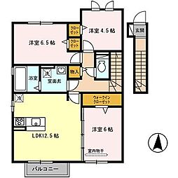 サニーハイツ 3LDKの間取図画像
