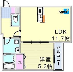 間取図画像 1LDK