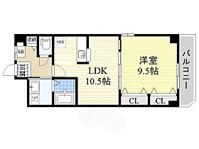 大阪府大阪市住吉区山之内２丁目（賃貸マンション1LDK・2階・49.00㎡） その2