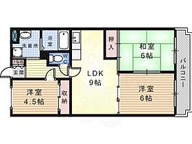 大阪府堺市北区百舌鳥赤畑町４丁（賃貸マンション3LDK・2階・55.08㎡） その2