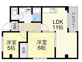 大阪府堺市北区百舌鳥梅町３丁（賃貸マンション2LDK・2階・51.20㎡） その2