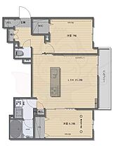 大阪府堺市北区蔵前町３丁（賃貸マンション2LDK・1階・66.40㎡） その2