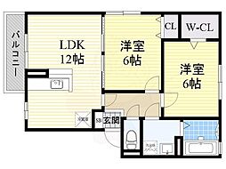 リッツハウス2番館 2階/-