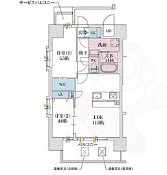 スプランディッドあびこ駅前DUE 9階/-
