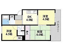 コーポ新宅2 2階/-