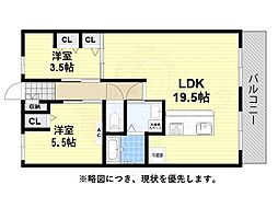 朝日プラザ浅香山 4階