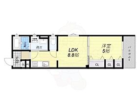 ラモーナ焼野  ｜ 大阪府大阪市鶴見区焼野２丁目（賃貸アパート1LDK・1階・34.81㎡） その2