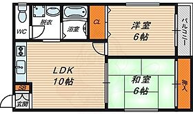 サンシャイン  ｜ 大阪府大阪市都島区都島南通１丁目（賃貸マンション2LDK・2階・49.50㎡） その2