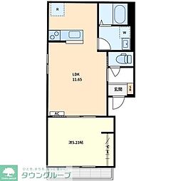 間取図画像 1LDK