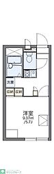 レオパレス彩の杜 1Kの間取図画像