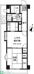 カサグランデ大宮 1LDKの間取図画像