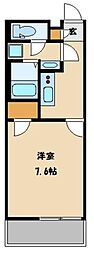 CLEINOルミエール 1Kの間取図画像