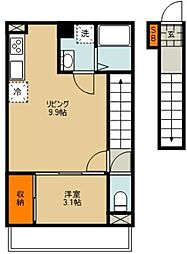 さいたま市大宮区宮町3丁目計画 1LDKの間取図画像