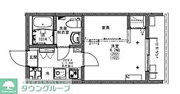 KEIAIRESIDENCE 1Kの間取図画像