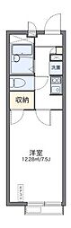 レオパレスフローラ　Ｓ 2階1Kの間取り
