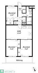 間取図画像 3LDK