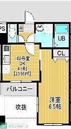 ベルオーブ大久保 1DKの間取図画像
