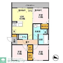 ルーチェ 3LDKの間取図画像