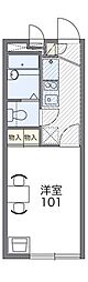 レオパレスカテリーナ芝山 1Kの間取図画像
