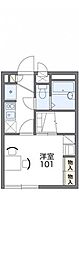 レオパレスプリマベーラ 1Kの間取図画像